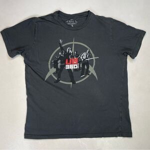 U2 360 Degrees Tour T-shirt Women Medium Gray Short Sleeve Music